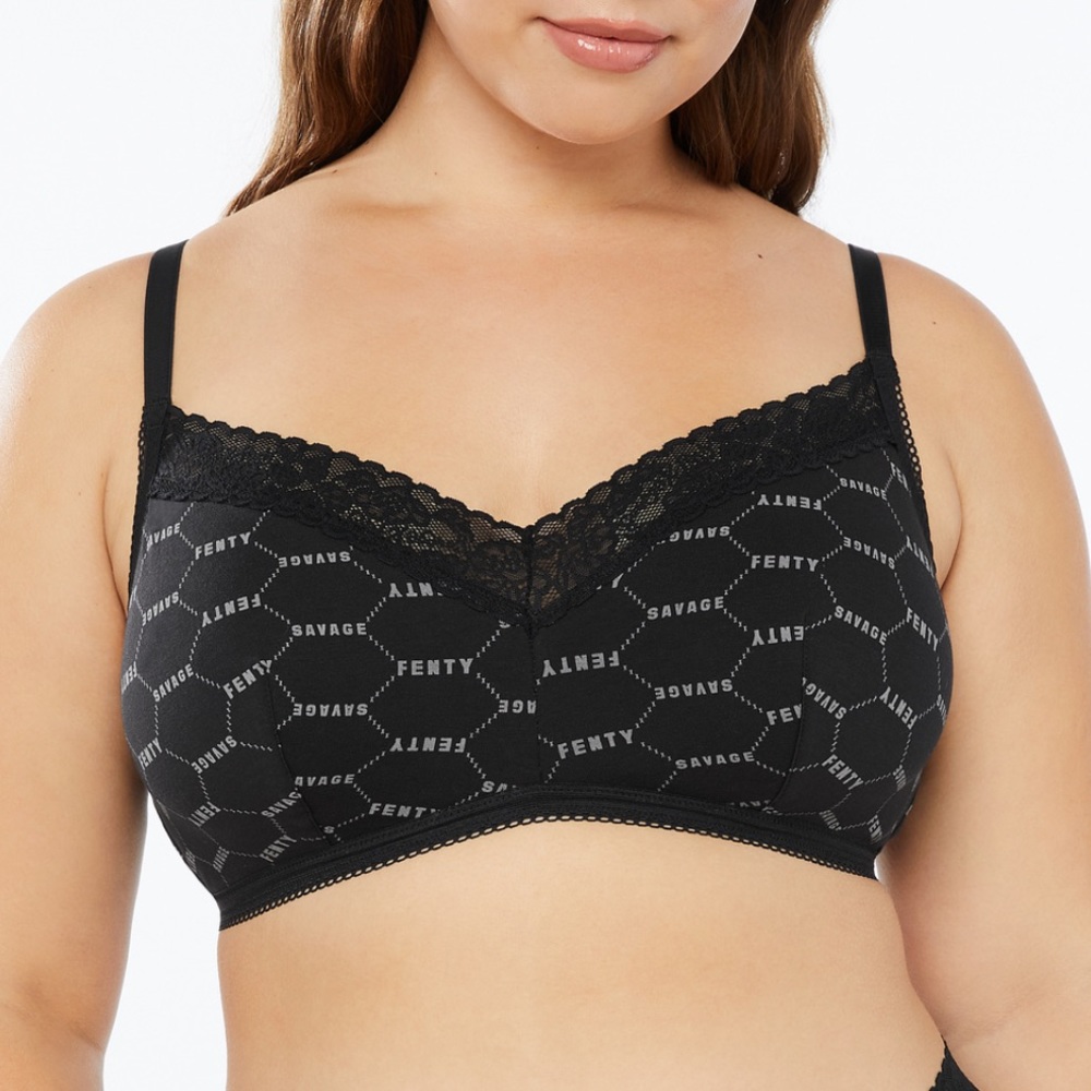 SAVAGE X FENTY COTTON ESSENTIALS BRALETTE!!!